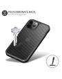 Olixar ExoShield Carbon iPhone 12 Pro Bumper Case - Black