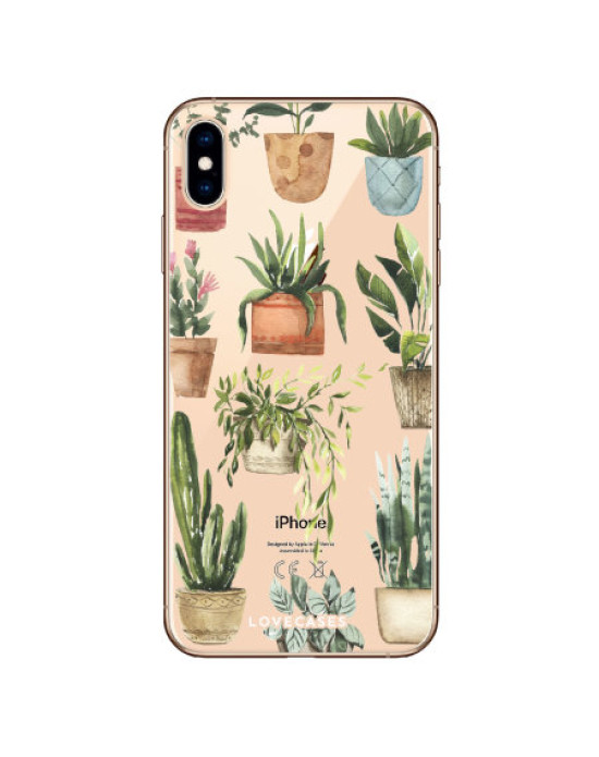 LoveCases iPhone XS Max Plant Phone Case - Clear Multi LoveCases iPhone XS Max Plant Phone Case - Clear Multi