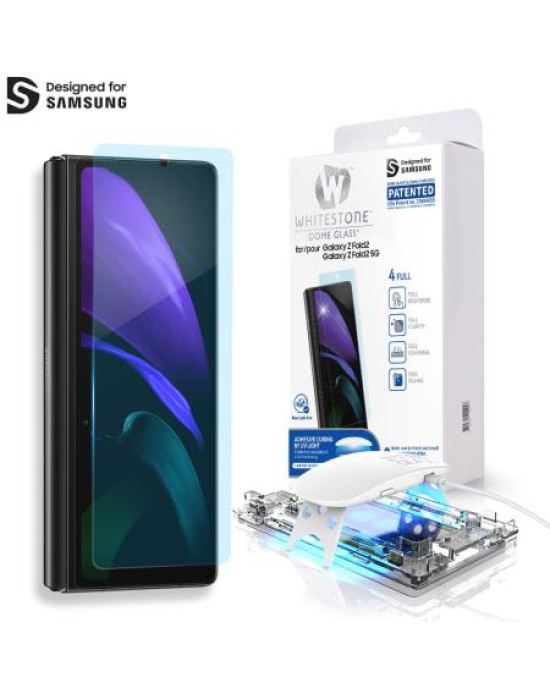 Whitestone Samsung Galaxy Z Fold 2 5G Tempered Glass Screen Protector