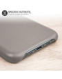 Olixar Genuine Leather iPhone 11 Pro Max Case - Grey