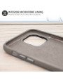 Olixar Genuine Leather iPhone 11 Pro Max Case - Grey