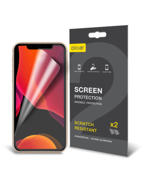 Olixar iPhone 11 Pro Screen Protector 2-in-1 Pack - Film