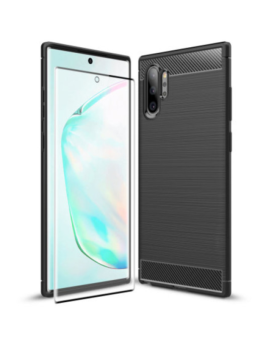 Olixar Sentinel Samsung Note 10 Plus Case & Glass Screen Protector