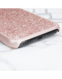 LoveCases iPhone XS Gel Case - Rose Gold Luxury Crystal