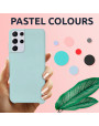 Olixar Samsung Galaxy S21 Ultra Soft Silicone Case - Pastel Green