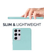 Olixar Samsung Galaxy S21 Ultra Soft Silicone Case - Pastel Green