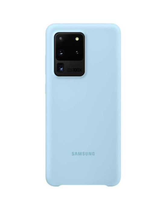Official Samsung Galaxy S20 Ultra Silicone Cover Case - Sky Blue