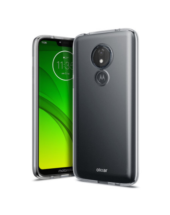 Olixar FlexiShield Motorola Moto G7 Power Gel Case - Clear