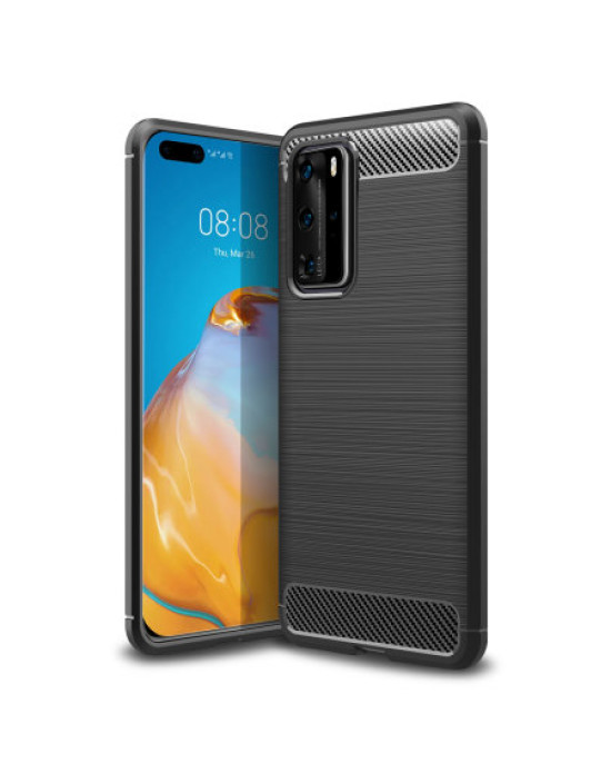 Olixar Carbon Fibre Huawei P40 Pro Case - Black Olixar Carbon Fibre Huawei P40 Pro Case - Black