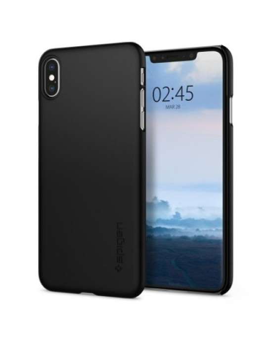 Spigen Thin Fit iPhone XS Max Shell Case - Matte Black