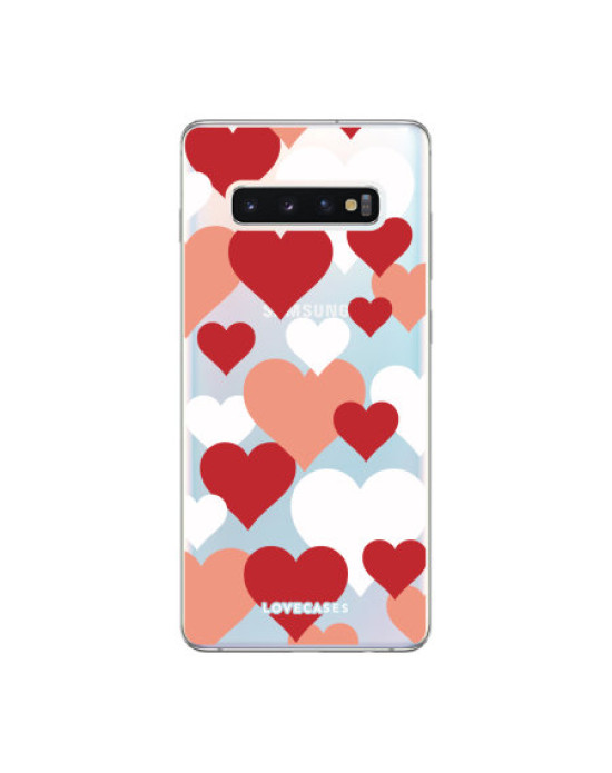 LoveCases Samsung S10 Love Heart Clear Phone Case
