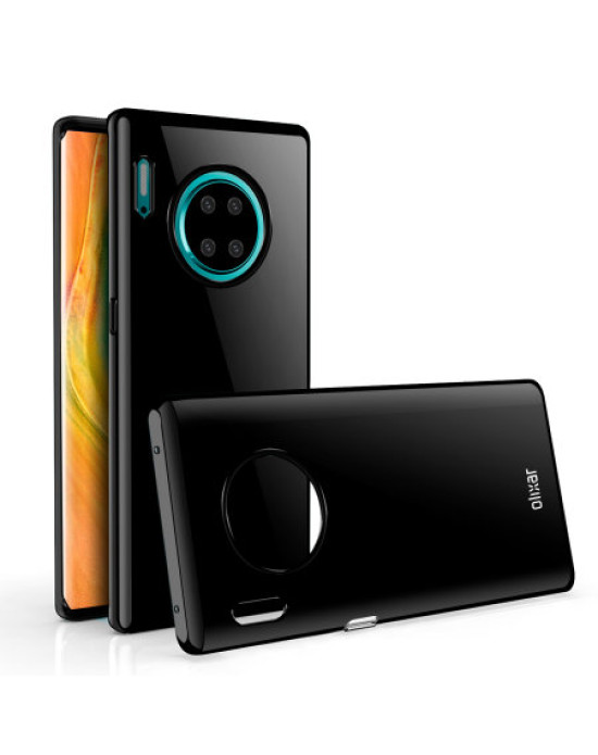 Olixar FlexiShield Huawei Mate 30 Pro Gel Case - Solid Black