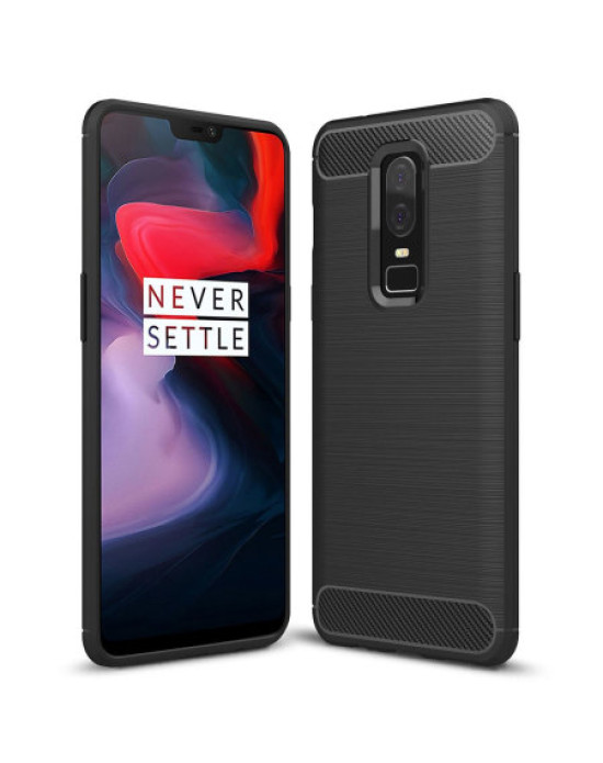 Olixar OnePlus 6 Carbon-Fibre Protective Case - Black Olixar OnePlus 6 Carbon-Fibre Protective Case - Black