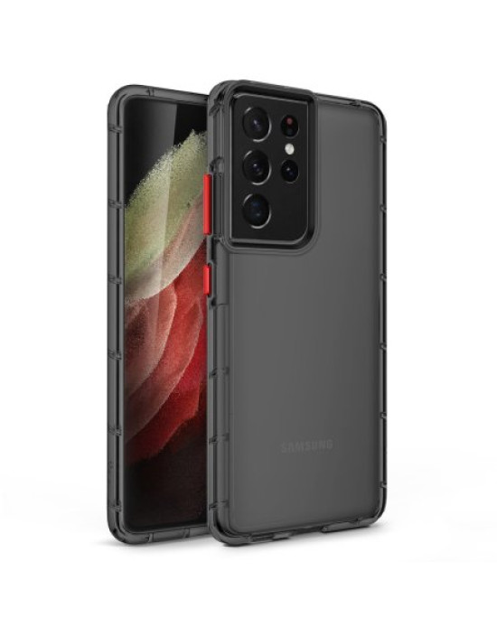 Zizo Surge Series Samsung Galaxy S21 Ultra Slim Case - Smoke