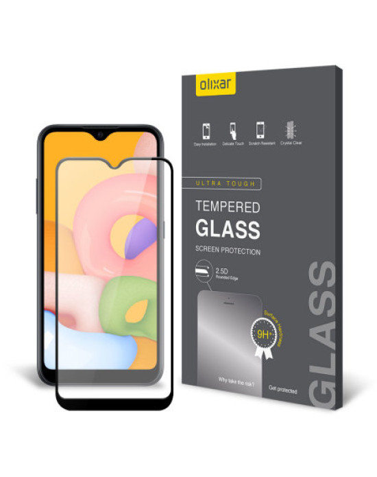 Olixar Samsung Galaxy A01 Tempered Glass Screen Protector