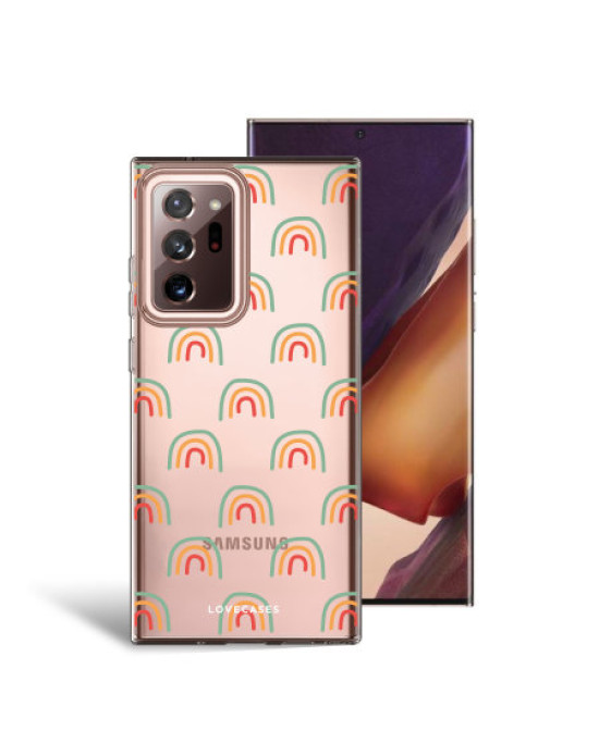 LoveCases Samsung Galaxy Note 20 Ultra Abstract Rainbow Case