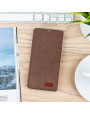 Olixar Canvas Samsung Galaxy Note 10 Wallet Case - Brown