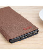 Olixar Canvas Samsung Galaxy Note 10 Wallet Case - Brown
