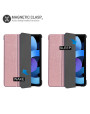 Olixar iPad Air 4 2020 Leather-Style Stand Case - Rose Gold
