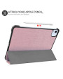 Olixar iPad Air 4 2020 Leather-Style Stand Case - Rose Gold