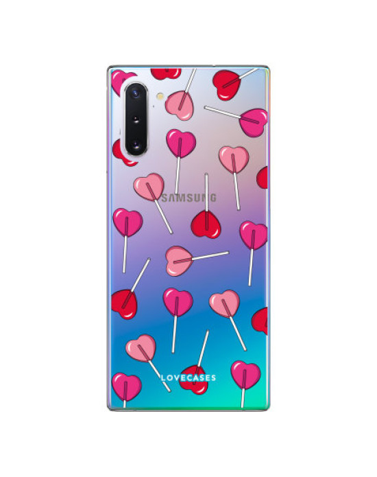 LoveCases Samsung Note 10 Lollypop Clear Phone Case