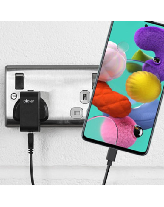High Power Samsung Galaxy A51 Wall Charger & 1m USB-C Cable