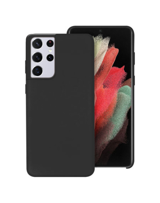 Olixar Samsung Galaxy S21 Ultra Soft Silicone Case - Black
