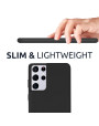 Olixar Samsung Galaxy S21 Ultra Soft Silicone Case - Black