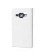 Olixar Leather-Style Samsung Galaxy J1 2015 Wallet Case - White Olixar Leather-Style Samsung Galaxy J1 2015 Wallet Case - White