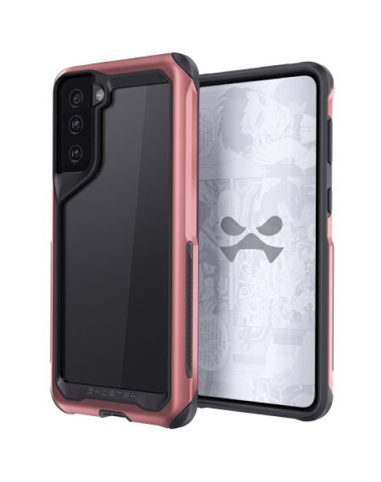 Ghostek Atomic Slim 3 Samsung Galaxy S21 Plus Case - Pink Aluminium
