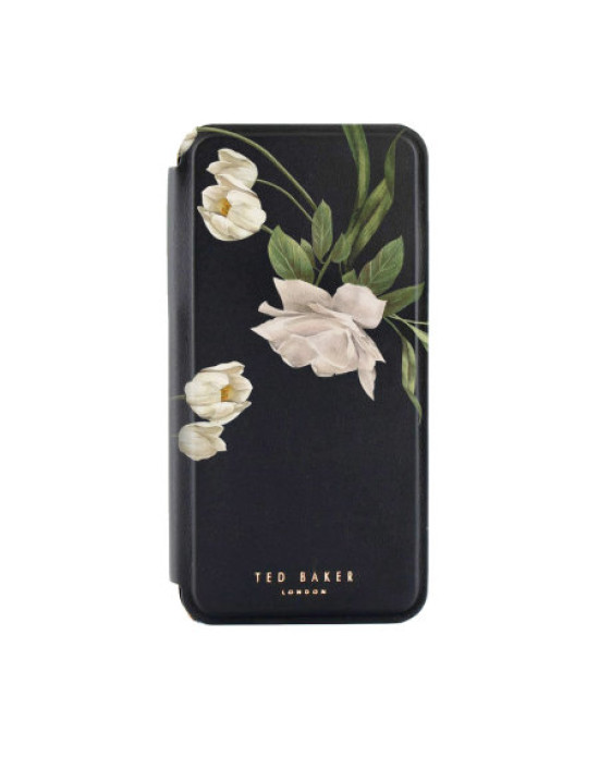 Ted Baker Elderflower iPhone 11 Pro Max Folio Case - Black / Silver
