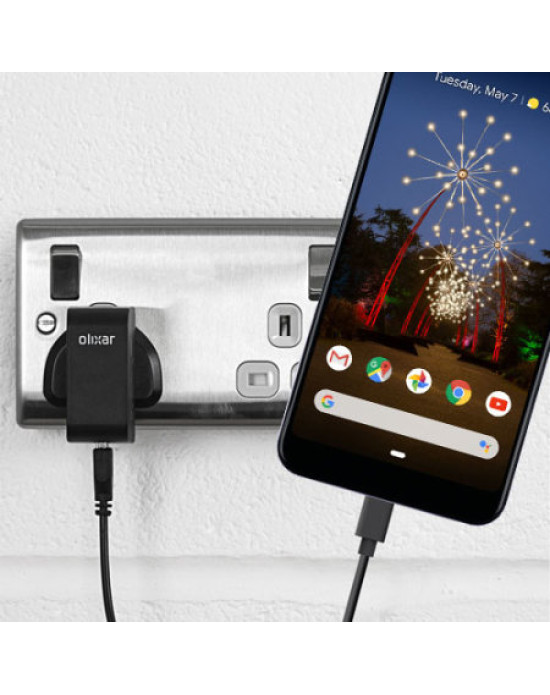 High Power Google Pixel 3a XL Wall Charger & 1m USB-C Cable High Power Google Pixel 3a XL Wall Charger & 1m USB-C Cable