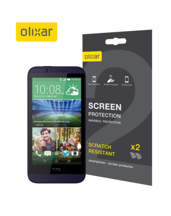 Olixar HTC Desire 510 Screen Protector 2-in-1 Pack Olixar HTC Desire 510 Screen Protector 2-in-1 Pack