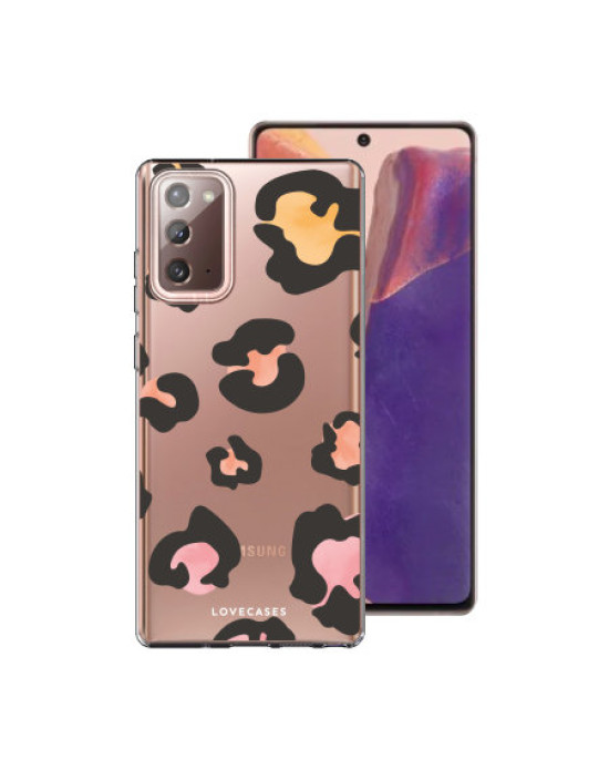 LoveCases Samsung Galaxy Note 20 5G Gel Case - Colourful Leopard