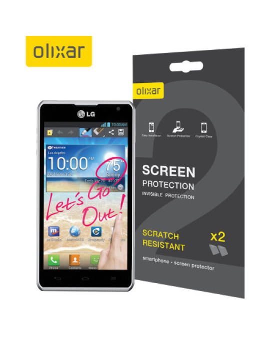 Olixar LG Spirit 4G Screen Protector 2-in-1 Pack Olixar LG Spirit 4G Screen Protector 2-in-1 Pack
