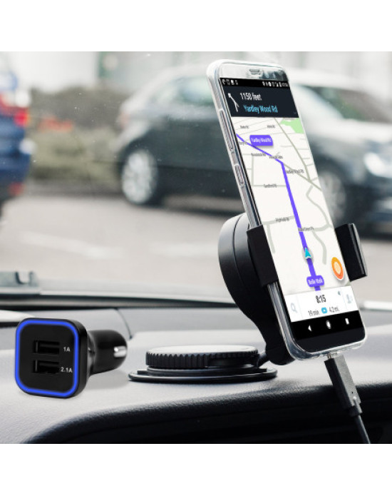 Olixar DriveTime Samsung Galaxy S8 Car Holder & Charger Pack