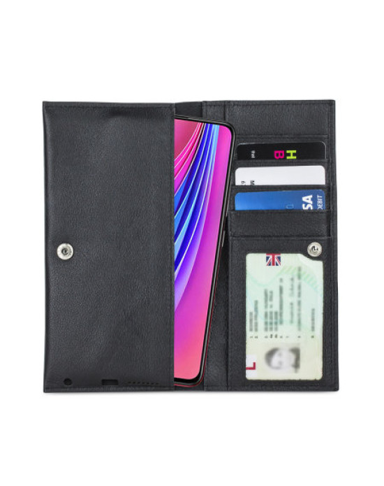 Olixar Primo Genuine Leather Vivo V15 Pro Wallet Case - Black