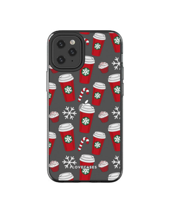 LoveCases iPhone 12 Pro Max Gel Case - Christmas Red Cups