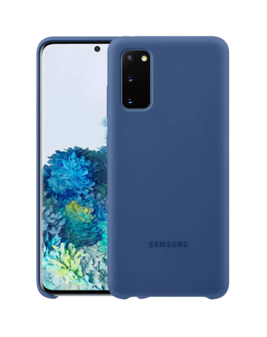 Official Samsung Galaxy S20 Silicone Cover Case - Navy