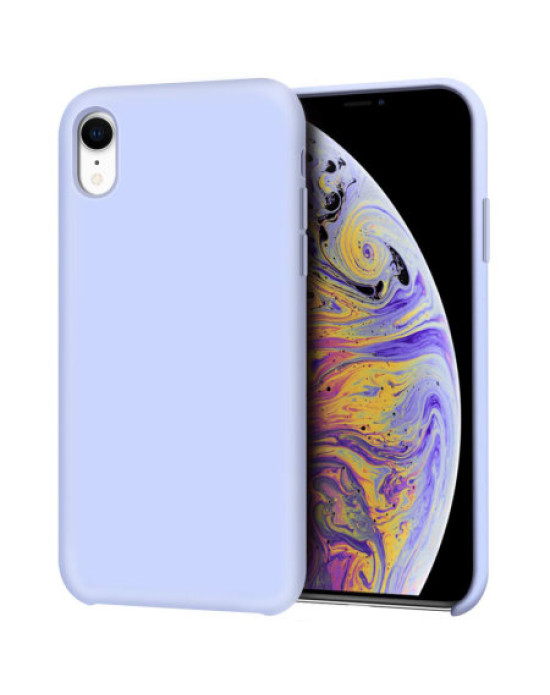 Olixar iPhone XR Soft Silicone Case - Lilac