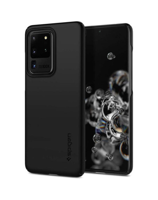 Spigen Thin Fit Samsung Galaxy S20 Ultra Shell Case - Black