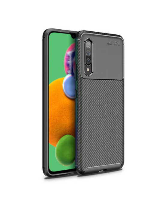 Olixar Carbon Fibre Samsung Galaxy A90 5G Case - Black