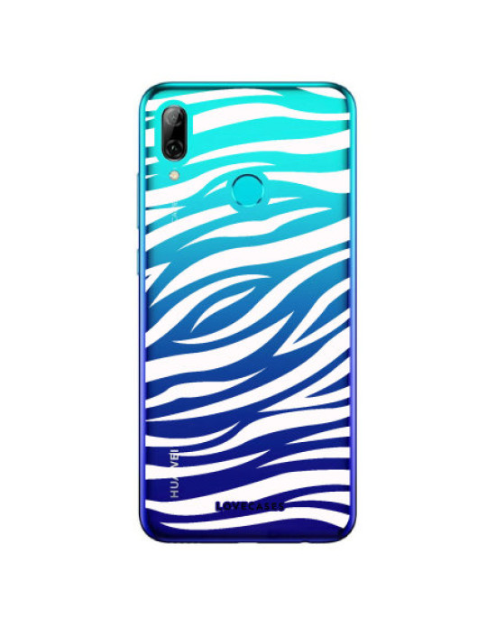 LoveCases Huawei P Smart 2019 Zebra Phone Case - Clear White