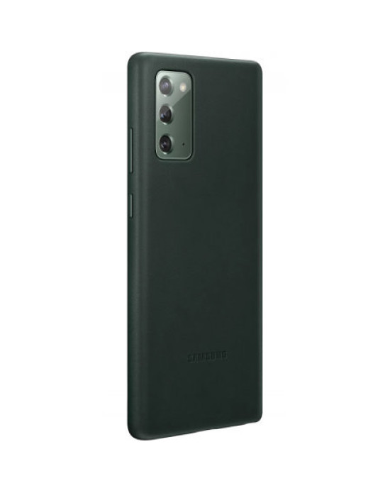 Official Samsung Galaxy Note 20 5G Leather Cover Case - Green