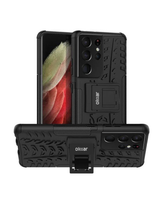 Olixar ArmourDillo Samsung Galaxy S21 Ultra Protective Case - Black Olixar ArmourDillo Samsung Galaxy S21 Ultra Protective Case - Black