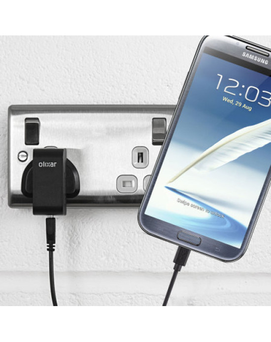 High Power Samsung Galaxy Note 2 Wall Charger & 1m Cable