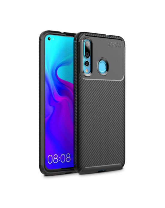 Olixar Carbon Fibre Huawei Nova 4 Case - Black