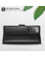 Olixar Genuine Leather Samsung Galaxy Note 20 Wallet Case - Black