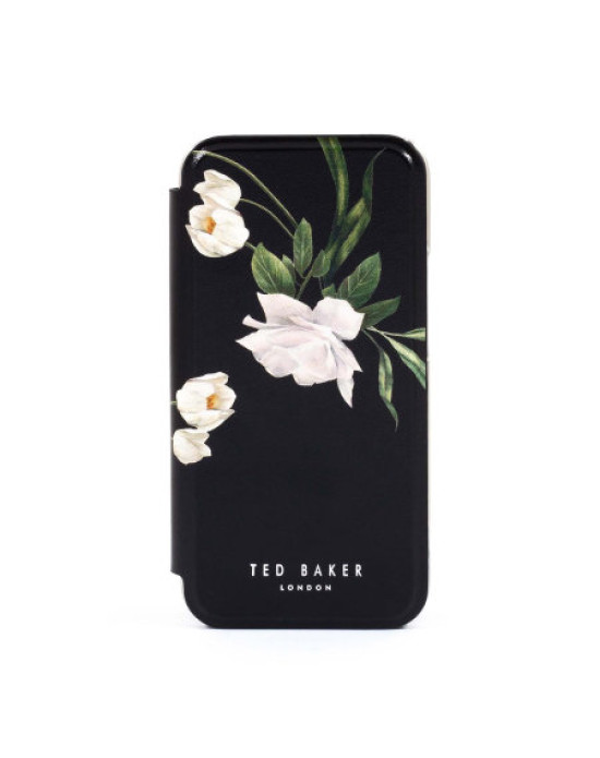 Ted Baker Elderflower iPhone 7 Folio Case - Black / Silver