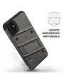 Zizo Bolt Series iPhone 11 Case & Screen Protector - Grey/Black